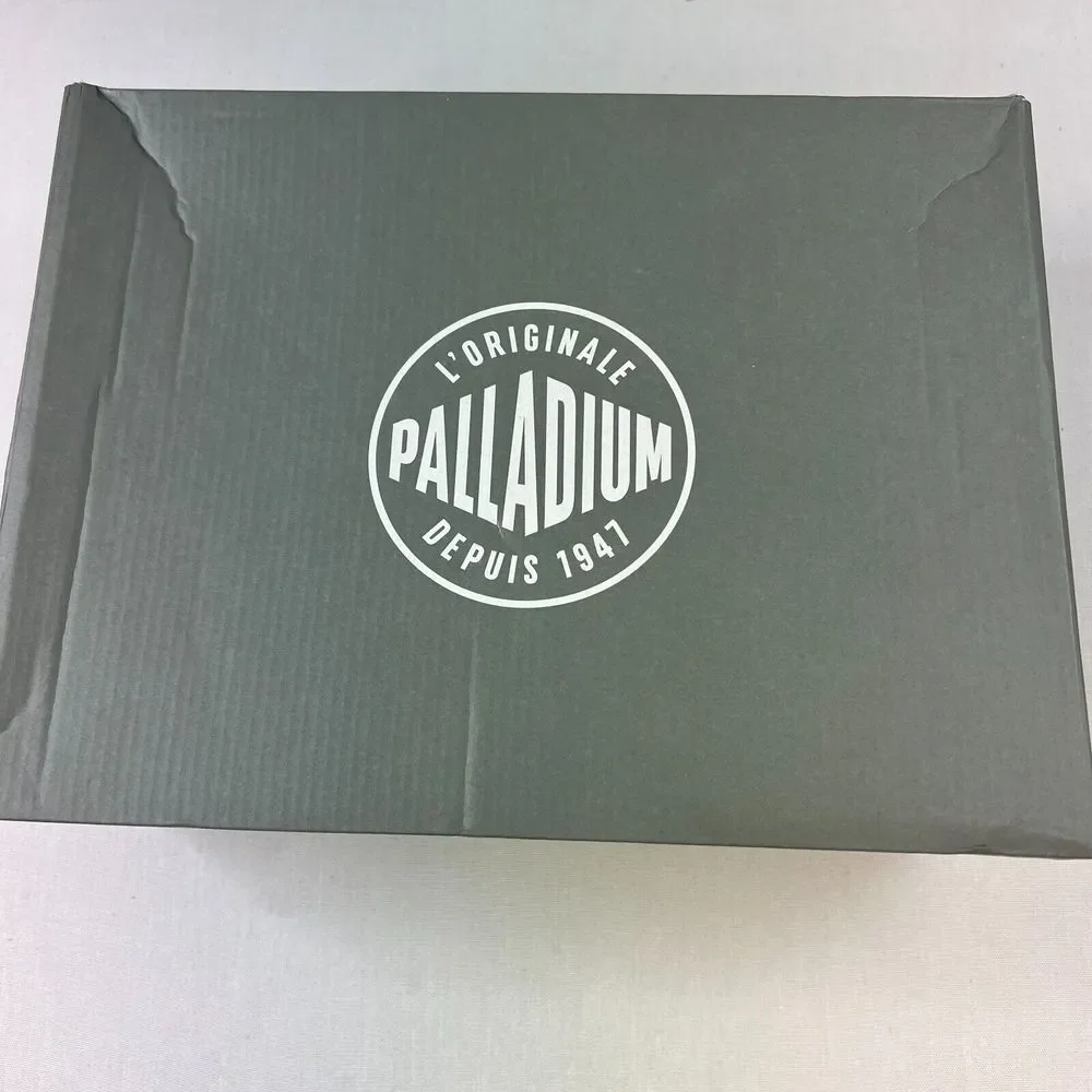 Palladium Men Troop Runner Sneaker Black Lace-Up Low Top‎ Shoes Sz 3.5M UNISEX